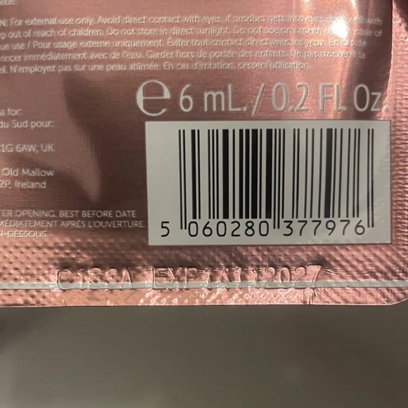 111SKIN Rose Gold Illuminating Eye Mask, 8 pack, Exp. 11/14/27
